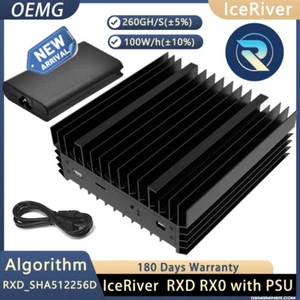 New IceRiver RXD RX0 260GH/S 100W Radiant ASIC Miner with PSU Ship on Sep 30th - Picture 1 of 7