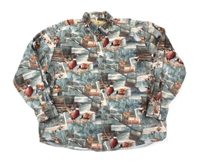 Ropa de Trabajo Motivo de Caza Camisa Estampada por Todas Partes Adulto XL Exterior Naturaleza North River Foto 1 de 4