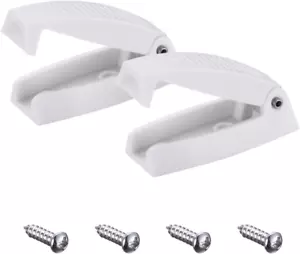 RV Baggage Door Catch - Holds Doors Open, Durable White - Picture 1 of 12