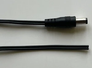 2,1 mm DC Strom Stecker auf Open End Kabel - 20 AWG 6 Fuß lang - Bild 1 von 4