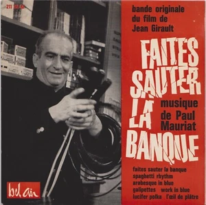 OST "FAITES SAUTER LA BANQUE" PAUL MAURIAT FRENCH ORG EP 45 PS 7" - Imagen 1 de 2