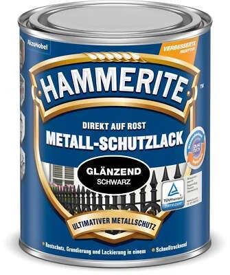 Hammerite Metallschutzlack glänzend 3in1 Direkt auf Rost alle Farben 250 ml - Bild 1 von 4