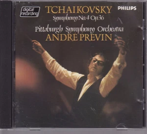 Tchaikovsky: Symphony 4 - Andre Previn (CD, 1981, Philips) West Germany - Imagen 1 de 3
