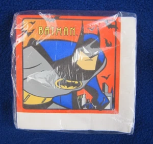 Batman the Animated Series  Beverage Napkins QTY 16 Vintage 1993 - New Old Stock - Picture 1 of 9