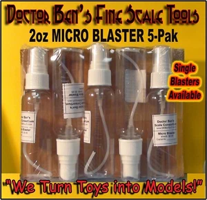 Micro Blaster Escala Fina Meteorización *ATOMIZADOR* 5-PAK Set-Doctor Ben's pab9221 - Imagen 1 de 12