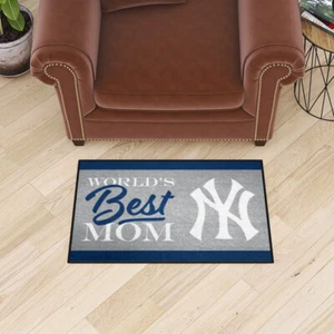 MLB - New York Yankees World's Best Mom Starter Mat Accent Rug - 19in. x 30in. - Picture 1 of 5