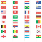 32er Set internationale Weltflaggen