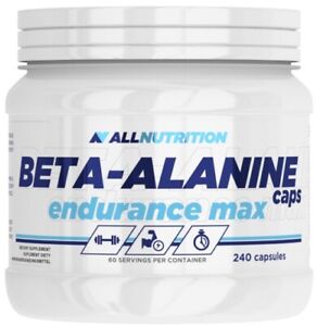 Beta-Alanine Max Post-Workout Recovery + Taurine Vit B6 240 Capsules | Carnosine