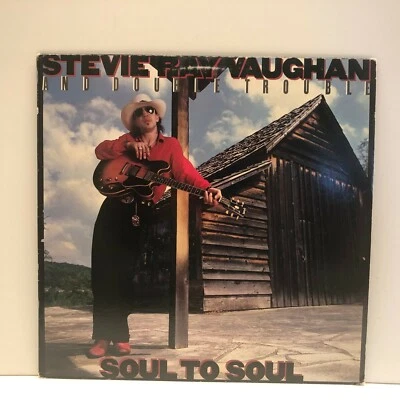 Stevie Ray Vaughan and Double Trouble Soul To Soul Album 1985 Epic FE 40036 VG+ Foto 1 de 4