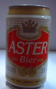 ASTER BIER 33CL 4,7% VOL GBP ROMA  Lata vacia empty can leere dose lattina vuota - Picture 1 of 1