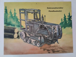 DDR Elektromechanischer Metallbaukasten, VEB Metallspielwaren Burgstädt - Bild 1 von 10