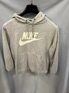 Felpa con cappuccio Nike Sportswear donna grigia Heather Essential taglia media - Foto 1 di 3