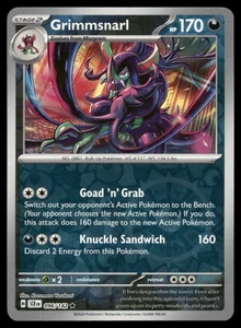 Grimmsnarl 096/142 SV07: Stellar Crown Reverse Holo quasi nuovo - Foto 1 di 2