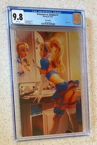 PRINCESSES VS ZOMBIES #1 (BDI 2020) -- Metal Edition J -- Limited to 10 CGC 9.8 - Foto 1 di 3