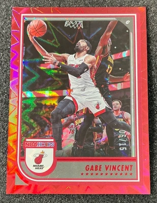 2022-23 NBA Hoops Gabe Vincent #103 Red Explosion SP #06/15 Miami Heat - Image 1 of 2