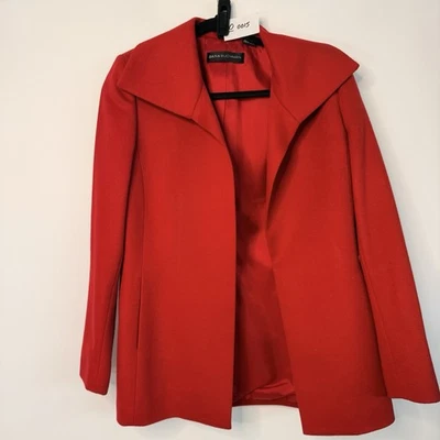 Dana Buchman 100% Cashmere Red Jacket Women’s Size 4, Luxury, Festive, Holiday - Image 1 of 4