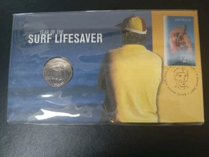 AUSTRALIA 2007 Year of the Surf Lifesaver 20c Commemorative Coin PNC - Picture 1 of 2