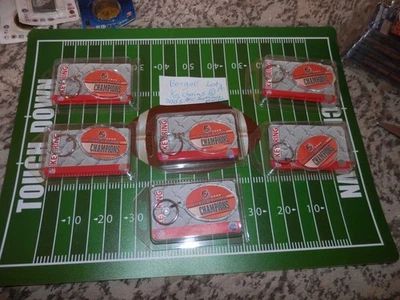 2005 Cincinnati Bengals AFC Division Champs llavero lote de 6 nuevos de colección NFL lote A Foto 1 de 4