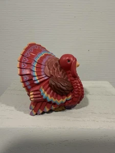 1987 Hallmark Keepsake Merry Miniatures Thanksgiving rot farbige Türkei Figur - Bild 1 von 7
