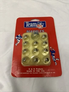 Vintage R&R Products Team NFL Washington Redskins 12 Stück Glasmurmeln Hergestellt in den USA - Bild 1 von 8