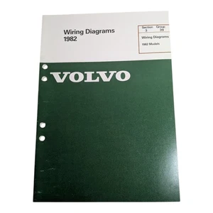 OEM Volvo Wiring Diagrams 1982 Models TP 30414/1 - Picture 1 of 3