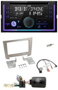 JVC Lenkrad USB 2DIN DAB Bluetooth CD Autoradio für SSangYong Rexton ab 2013 - Bild 1 von 10