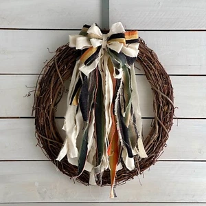 Arco de trapo Southwest Serape - Hecho a mano 20" x 9" - Imagen 1 de 7