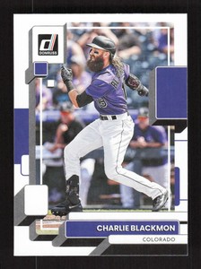 2022 Donruss   Charlie Blackmon #98 Colorado Rockies