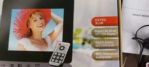 Intenso 8 Zoll fotorahmen digital tft lcd Display Hobby Familie Geschenk top - Bild 1 von 6
