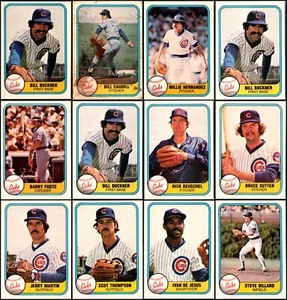 1981 Fleer Chicago Cubs (38) Card Lot - EXCLUSIVE LOT – ACT FAST! - Picture 1 of 8