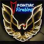 Neonetics 5FBRDB Pontiac Firebird Gold Neon Sign With Backing 24 Width x 24 Heig