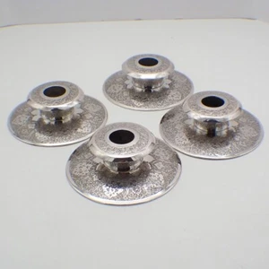 Middle Eastern 4 Candlesticks Set 84 Standard Silver - Picture 1 of 4