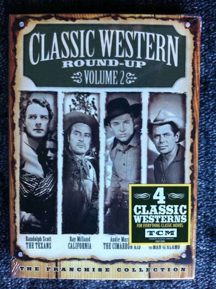CLASSIC WESTERN ROUND-UP - Vol. 2 - DVD REGION 1 ( USA / CANADA ) - 4 Westerns - Image 1 of 1