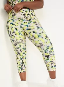 Old Navy Damengröße hochtailliert PowerSoft Seitentasche kurze Leggings Größe 4X - Bild 1 von 4