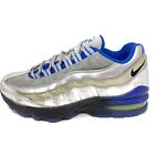 Nike Air Max 95 Buty sportowe Sneakersy Metaliczne Srebrne Niebieskie Damskie rozm. 6,5 M