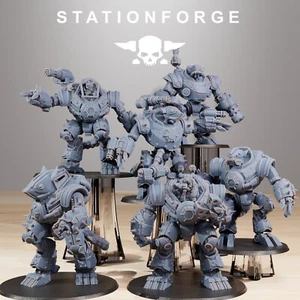 Scavenger Raticus Clankers x3, Robot Squad, Mech Division, Stationforge - Picture 1 of 5