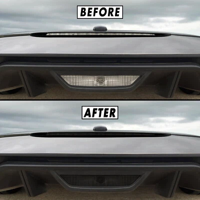 FOR 2018-2023 Ford Mustang Third Brake & Reverse Light SMOKE Vinyl Tint Overlays - Image 1 of 4