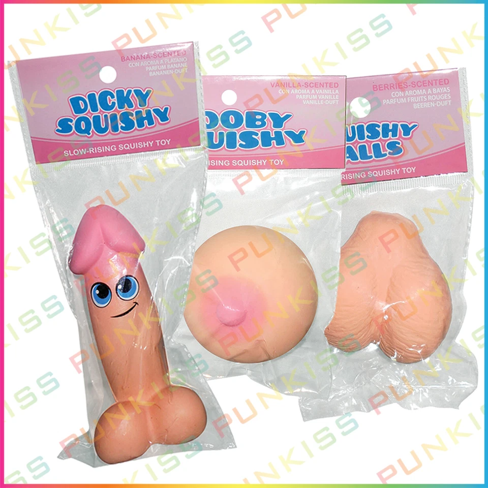 KHEPER GAMES Bachelorette Party Favor Penis Boob Squishy Toy💋Fun Friends Party Game Gag Gift