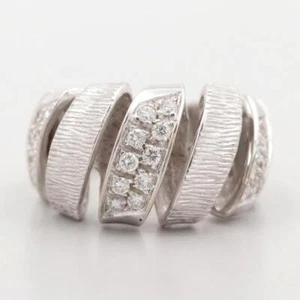 18K White Gold Diamond Ring...size 7...solid...1/2 ct VS1 diamonds...REDUCED - Picture 1 of 6