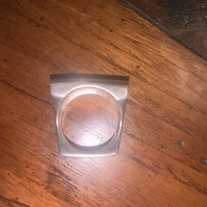 925 Sterling Silver - Vintage Comma Dome Band Ring Size 6.5 rare! - Picture 1 of 5
