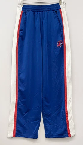 Vintage Reebok I3 Allen Iverson 76ers Men's Blue Warm Up Pull Off Snap Pants M Cover