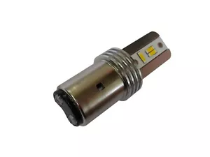 Lampe Birne Bulb Bilux warm LED BA20D S2 12V DC 25W 35W Honda Motorrad Roller - Picture 1 of 5