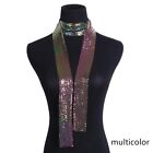 Cocktail Party Sparkly Sequins Scarf Sexy Long Thin Neck Chain Neck Collar