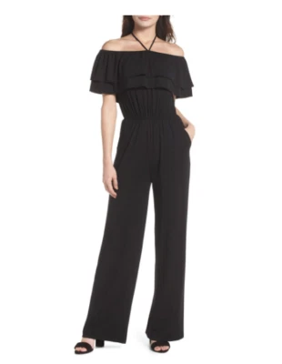 Комбинезон с бретелью через шею BB Dakota Aryes черный размер S 0788 - Изображение 1 из 3