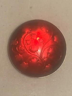 A Rare Vintage Mary Kay  Ruby Red Round Make Up- “ Affection” Fragrance Solid - Image 1 of 4