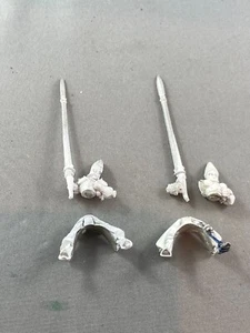 2x Casco de Plata Caballería Lanceros Altos Elfos Elfos Warhammer METAL - Imagen 1 de 3