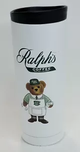 Polo Ralph Lauren Barista Bear Coffee Tumbler Travel Stainless Steel SHIPS FAST - Picture 1 of 15
