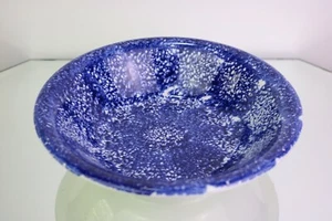 Primula Azul Esponja Cuenco (s) 8 1/4 "x 2 1/8" Italia - Imagen 1 de 7