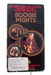 Boogie Nights (1997) VHS Tape From Blockbuster. Burt Reynolds Mark Wahlberg - Picture 1 of 10