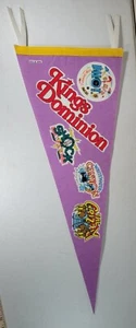 King's Dominion Pennant THE GRIZZLY Felt Flag Sky Pilot Shock White Water Canyon - Picture 1 of 5